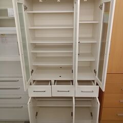 ★リユースのサカイ千葉中央店★  食器棚  H181×D42×W88 クリーニング済み TC5238の画像