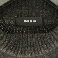 グレーセーターCOMME CA ISM ラム毛100%サイズMの画像