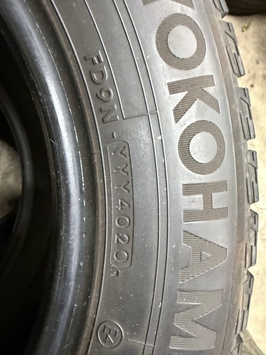 ヨコハマタイヤ　スタッドレス4本セット195/65-15