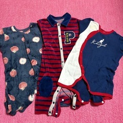 長袖　ロンパース　60〜70サイズの画像