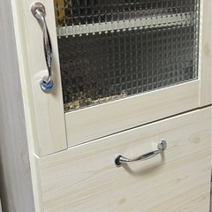 スリム コンパクト 食器棚 レンジ台 レンジラックの画像