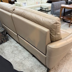 【愛品館 江戸川店 】3P本革電動リクライニングソファ アローネ ＮITORI（ニトリ）の画像