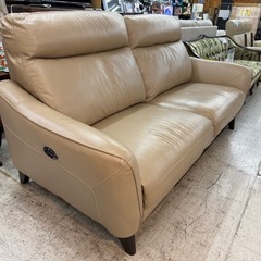 【愛品館 江戸川店 】3P本革電動リクライニングソファ アローネ ＮITORI（ニトリ）の画像