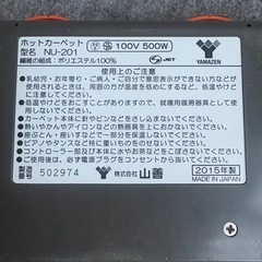 ホットカーペットの画像