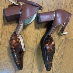 アララ ヒョウ柄 豹柄 レオパード パンプス ブラウンの画像