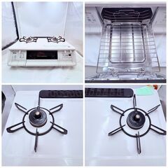 【人気モデル✨】パロマ IC-735WHA-L LPガス用 ガステーブルコンロ グリル付き🔥✨2022年製✨簡易清掃・動作確認済み❗️の画像