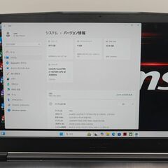 グラボ GTX1650Ti 32GB フルHD 15.6 MSI ゲーミング ノートPC GF63 Thin10SCS Core i7-10750H windows11 pro 32GB SSD512GB  カメラあり オフィス (C226)の画像