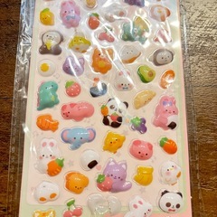 ボンボンドロップシール　動物の画像