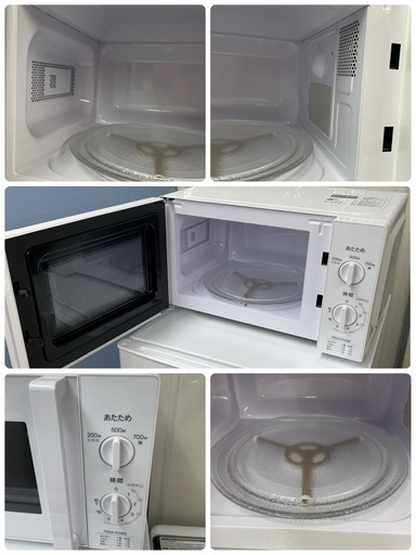 R504 ☀️ 新生活応援！ 生活家電3点セット 2024年製の高年式♪ Haier 冷蔵庫・洗濯機・電子レンジ ⭐動作確認済⭐クリー