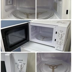 R504 ☀️ 新生活応援！ 生活家電3点セット 2024年製の高年式♪ Haier 冷蔵庫・洗濯機・電子レンジ ⭐動作確認済⭐クリーニング済の画像