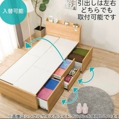 ニトリ　ベッドフレームの画像