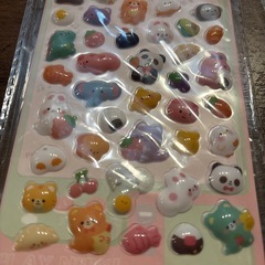 ボンボンドロップシール　動物の画像