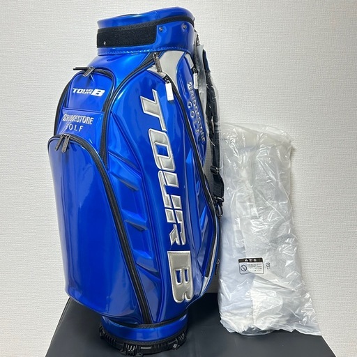 ブリヂストン　TOUR B　キャディバッグ　青　未使用品　9.5型