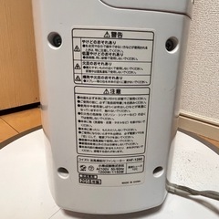 コイズミ 温冷風 ファンヒーターの画像