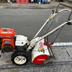 オーレック　管理機 耕運機　正転逆転　畝立て　6馬力　SF50　家庭菜園 耕うん幅約500m デフロック 抵抗棒  農用トラクター クボタガソリンエンジン 宮崎　簡易始動動画ありの画像