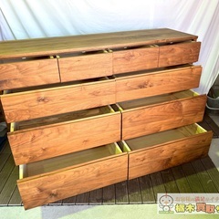 【A136】塩田家具 ウォールチェスト タンス 収納家具 美品の画像