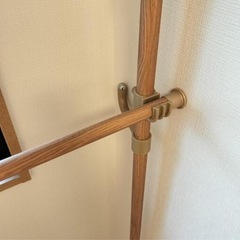 【値下げ】突っ張り式ハンガーラック×2の画像