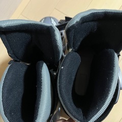 インラインスケート ローラースケート灰色の画像