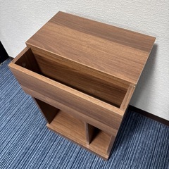 【幅40奥行き30高さ60】サイドテーブル　キャスター付き　の画像