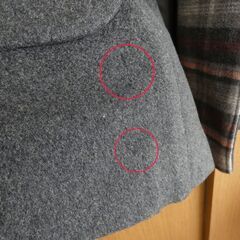 訳あり レディース コート Mサイズ ダッフルコートの画像