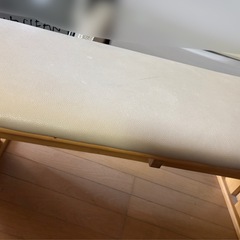 【最終値下げ】【早期引取希望】ダイニングテーブルセット4人掛け(テーブル・ベンチ・イス2脚)の画像