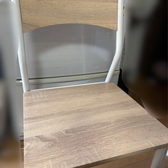 【最終値下げ】【早期引取希望】ダイニングテーブルセット4人掛け(テーブル・ベンチ・イス2脚)の画像