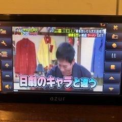 7インチポータブルナビ　ワンセグTV/SD再生の画像