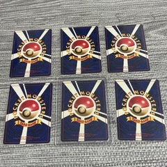 【美品】当時物★ 旧裏ポケモンカード 6枚セットの画像