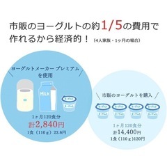 6980円で購入　アイリスオーヤマ ヨーグルトメーカー プレミアムの画像