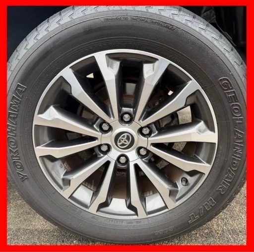 【美品】150プラド後期TZ-G純正19インチ　265/55r19 4本