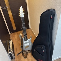 ibanez rgdms8とfender gig bagの画像
