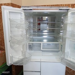 262送料設置無料　SHARP　自動製氷機能付き大型冷蔵庫　480L  洗濯機の画像