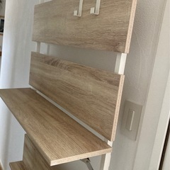 突っ張り棚(ナチュラル)の画像