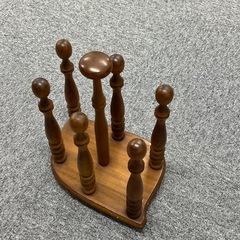 木製スリッパ立て 昭和レトロの画像