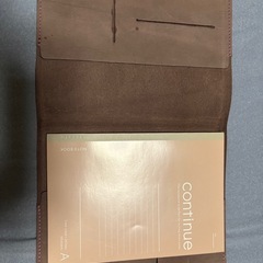 本革手帳カバーの画像