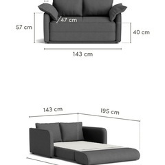 【定価129,900】コアラソファーベッドCUSHYの画像