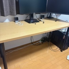 ニトリ　天板　昇降脚　セットの画像