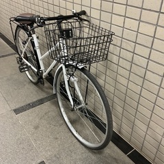 見て 美品 多数 新品交換 シテイサイクル　27インチ　シマノ6速の画像