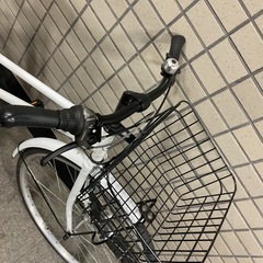 見て 美品 多数 新品交換 シテイサイクル　27インチ　シマノ6速の画像