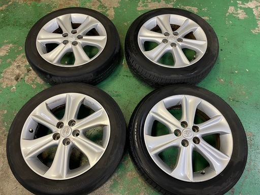 トヨタ純正アルミホイール ラクティス用　2本バリ溝2本ツルツル