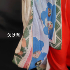 ヴィンテージ　博多人形『引眉の美女』木箱付き　高さ約25.5cmの画像