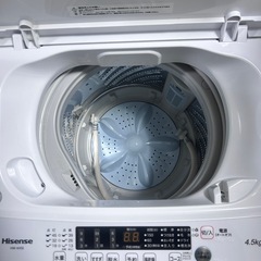Hisense 全自動洗濯機 HW-K45E（2022年製）🧺 の画像