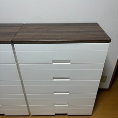 ニトリ　収納チェストの画像