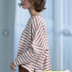 ビックシルエットボーダーTシャツの画像