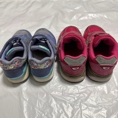 [中古] ニューバランス 996 キッズ スニーカー 運動靴 17cm  2足セットの画像