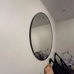IKEA ラウンドミラー　鏡　イケヤの画像