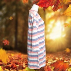 新品未使用品！ルームウェア ワンピース ひざ丈 長袖の画像