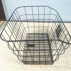 決定★大きい前カゴ★ママチャリ自転車★ブラック★の画像