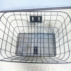 決定★大きい前カゴ★ママチャリ自転車★ブラック★の画像