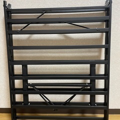 [手渡し限定][東京都港区赤坂]パイプベッド ベッドフレーム シングル 折りたたみベッドの画像